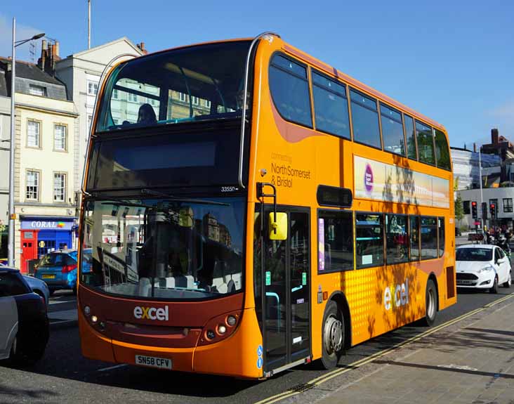 First West of England ADL Enviro400 33550 Excel